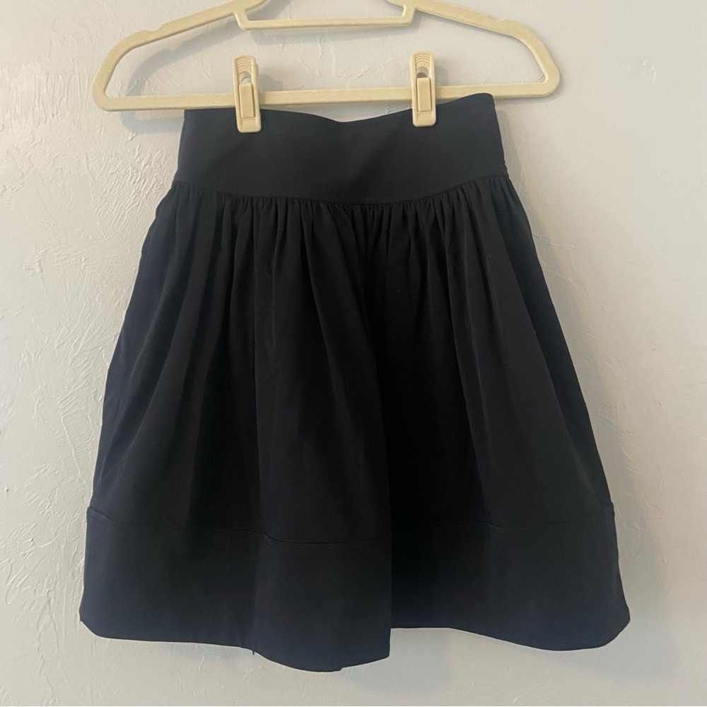 Diane von Furstenburg black mini skirt